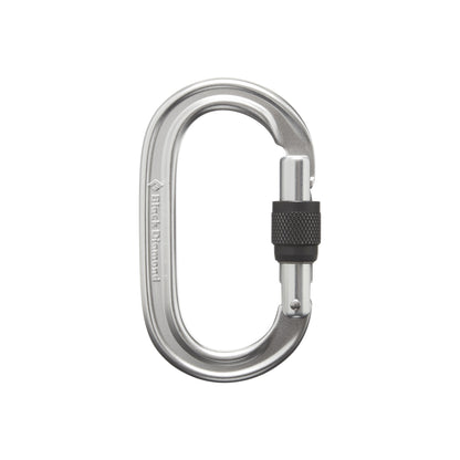 Black Diamond Oval Keylock Screwgate Carabiner