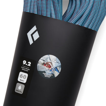 Black Diamond 9.2 Dry Climbing Rope - Babsi Edition