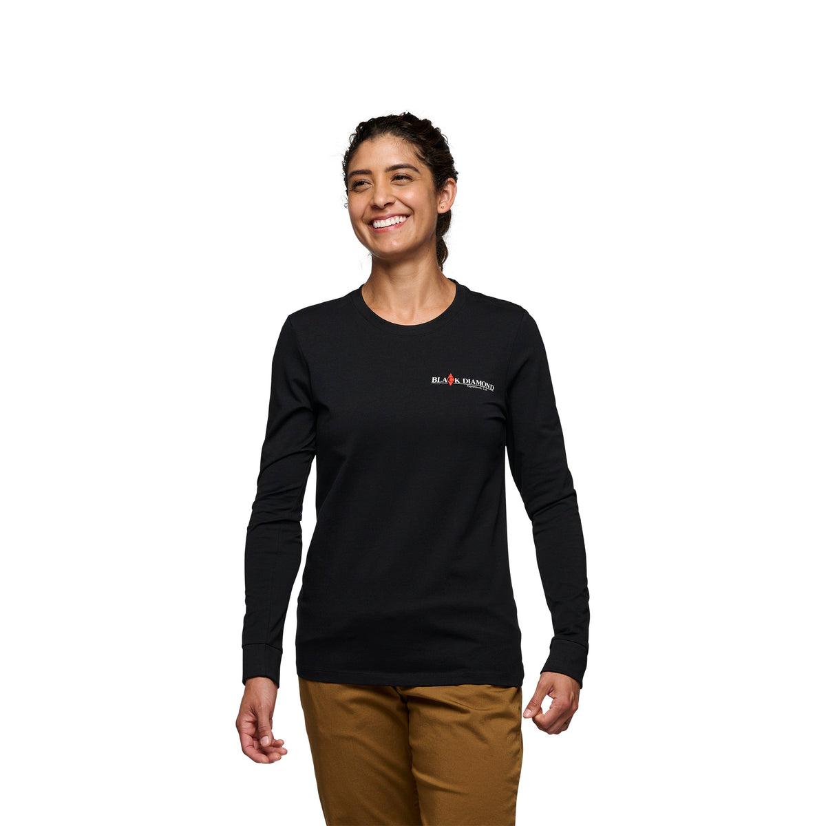 Black Diamond Women's Heritage Wordmark Long Sleeve Tee
