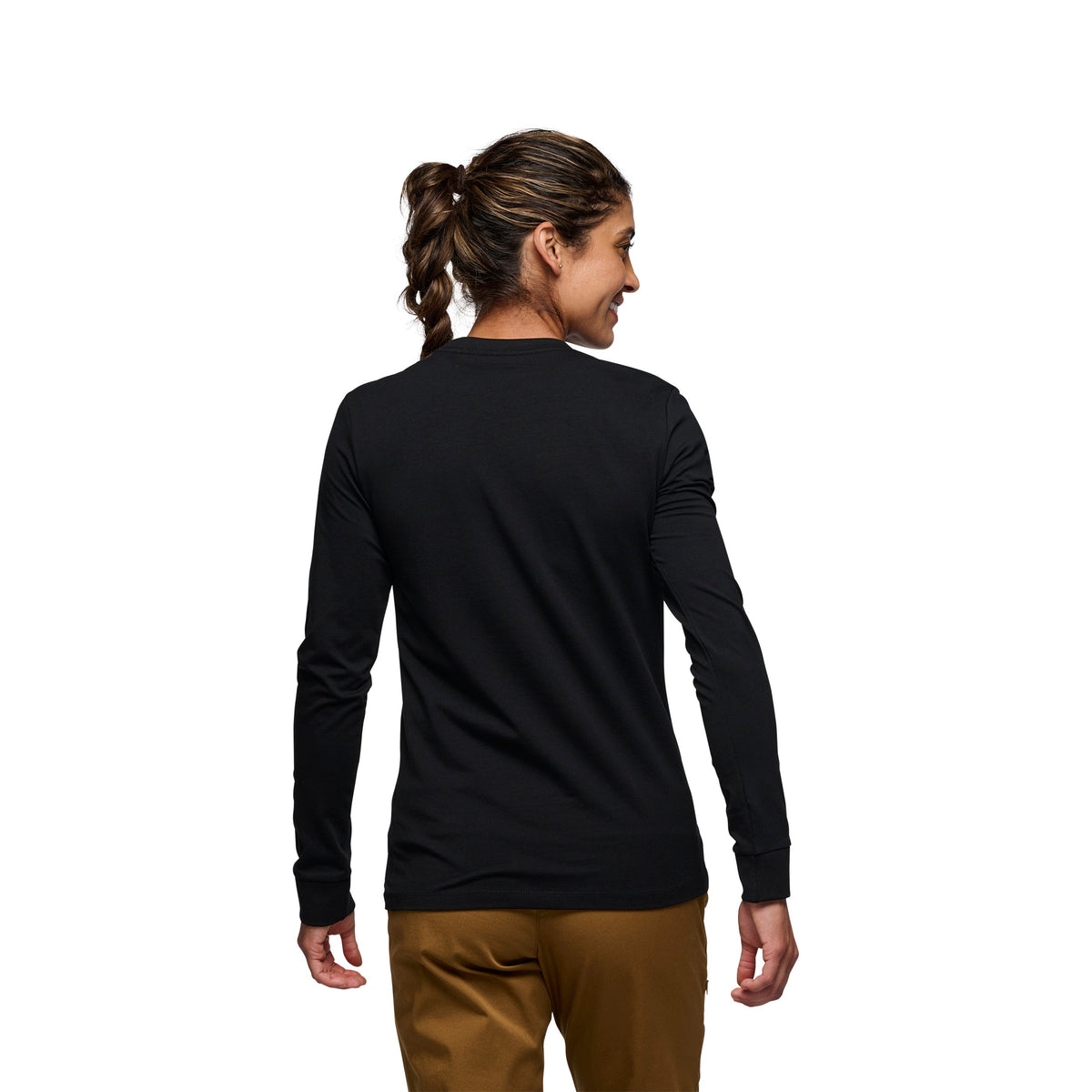 Black Diamond Women's Heritage Wordmark Long Sleeve Tee