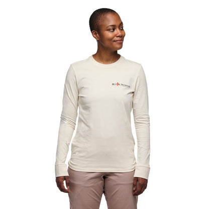 Black Diamond Women's Heritage Wordmark Long Sleeve Tee