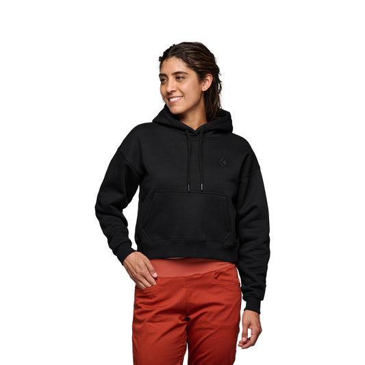 Black Diamond Women's Crop Pullover Hoody