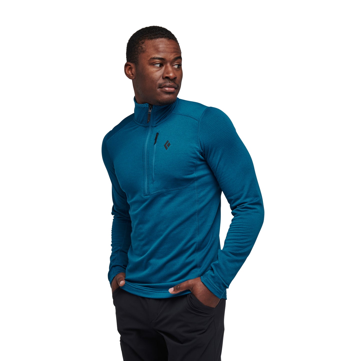 Black Diamond Men's Coefficient LT Quarter Zip Pullover - Past Season