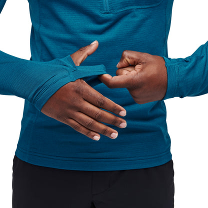 Black Diamond Men's Coefficient LT Quarter Zip Pullover - Past Season